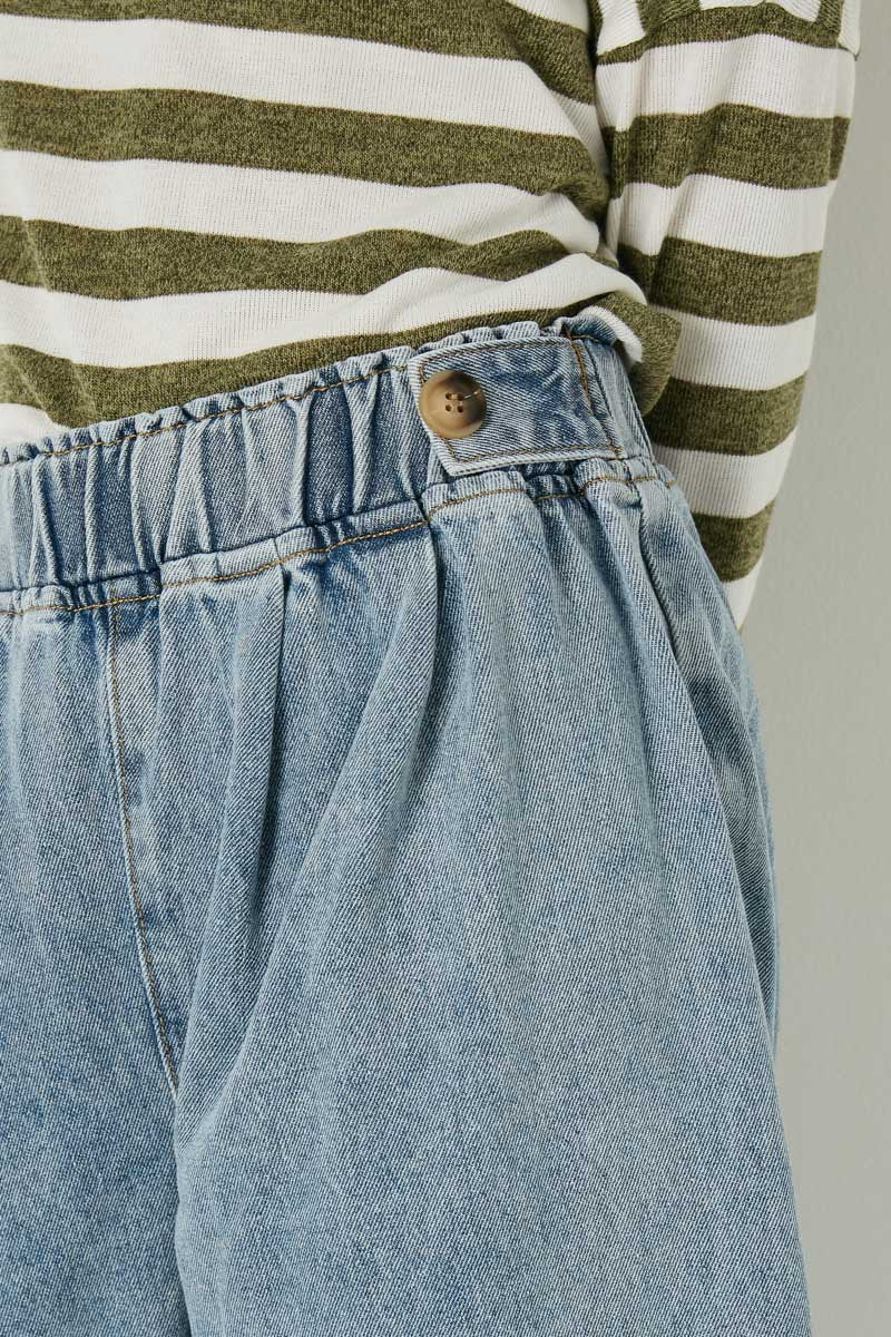 Youth- Denim Cropped Pants