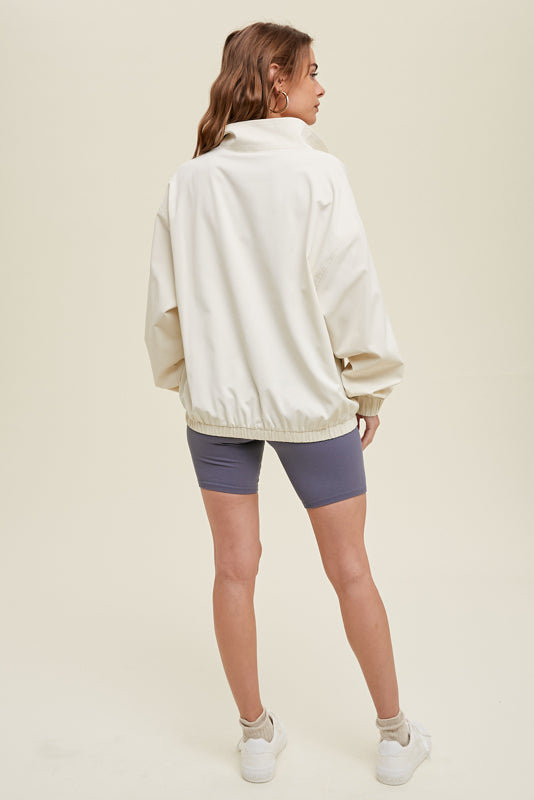 Half-Zip Pullover With Pockets