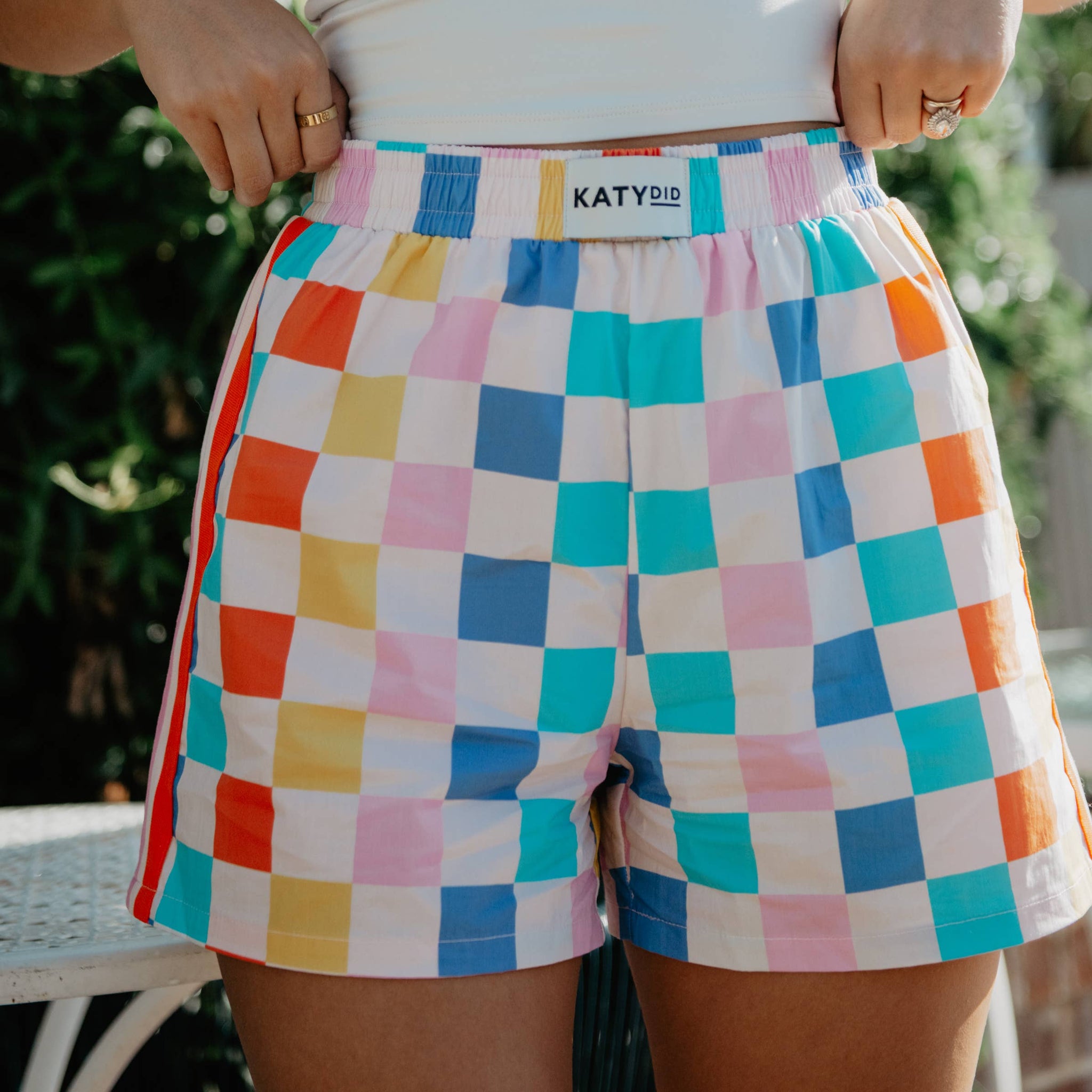 Multicolored Checker Boxers with Patterns: Multicolored Checkers