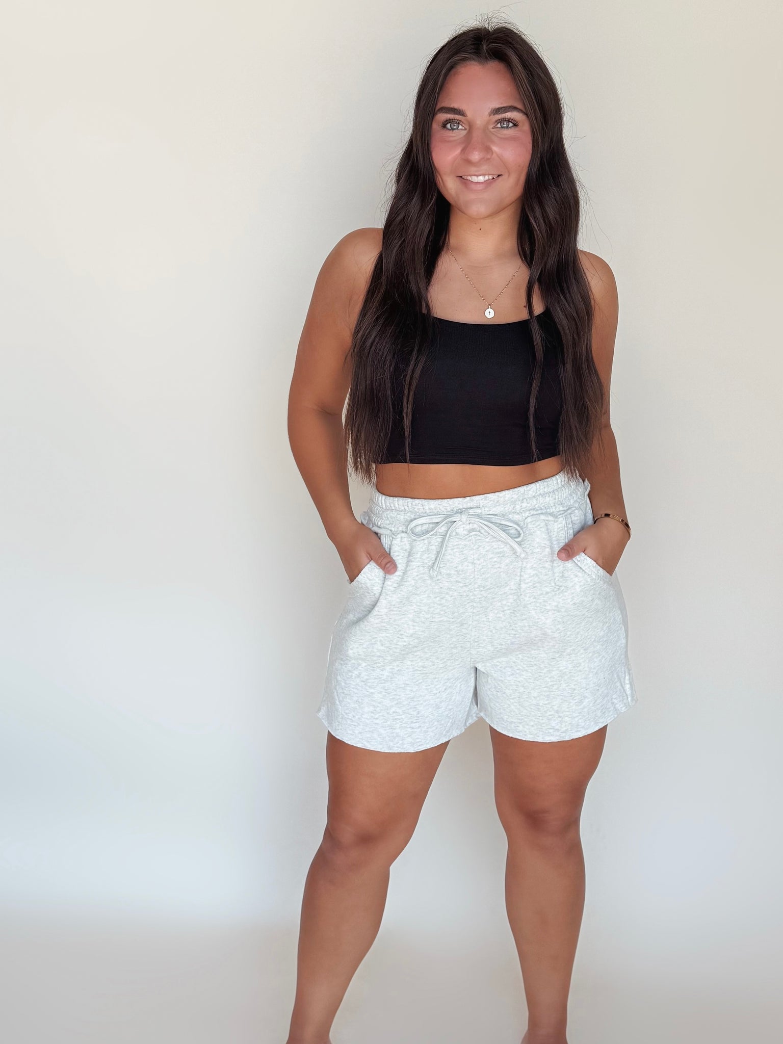 Fleece Drawstring Shorts