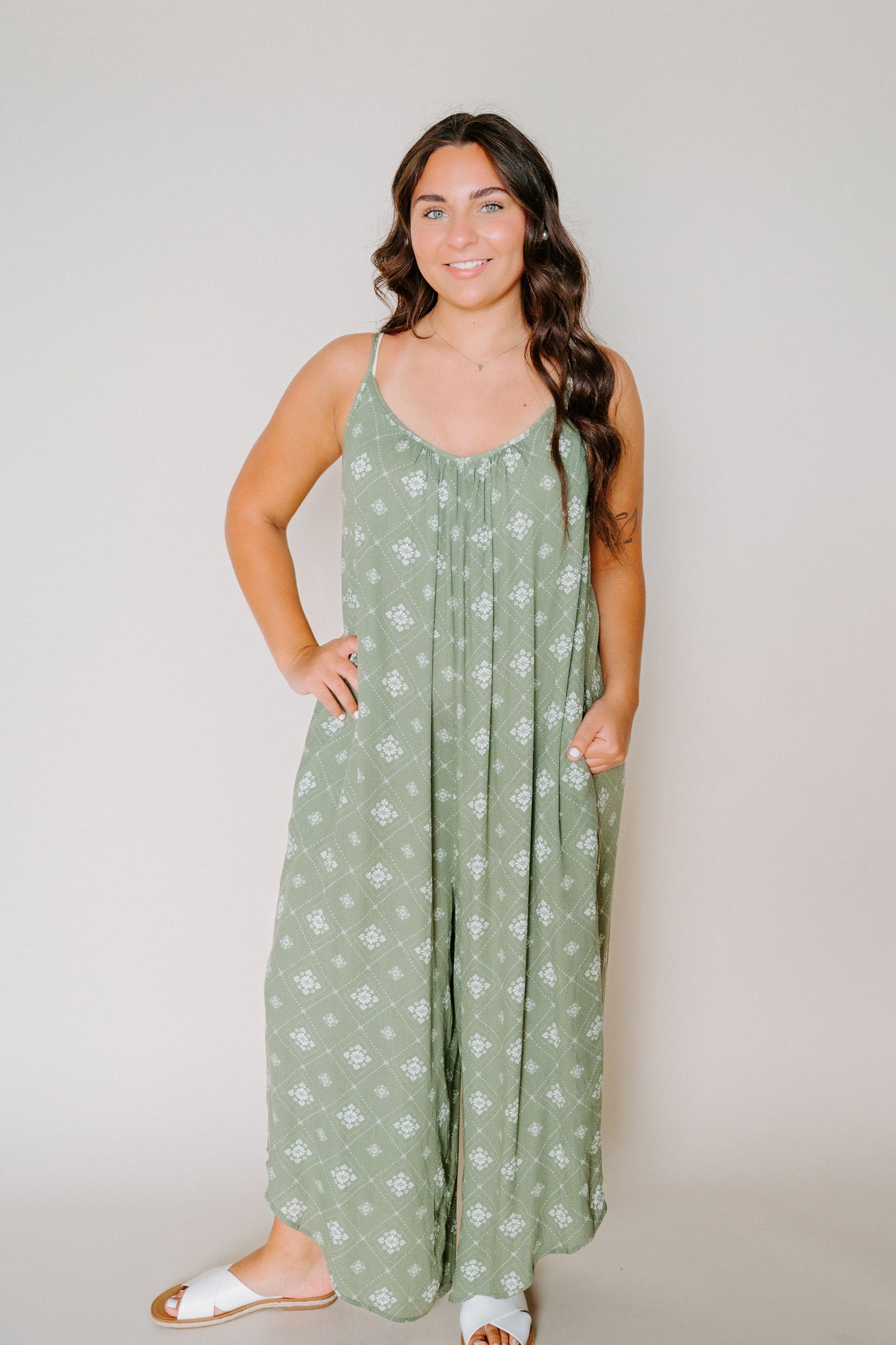 Mosaic Printed Jumpsuit
