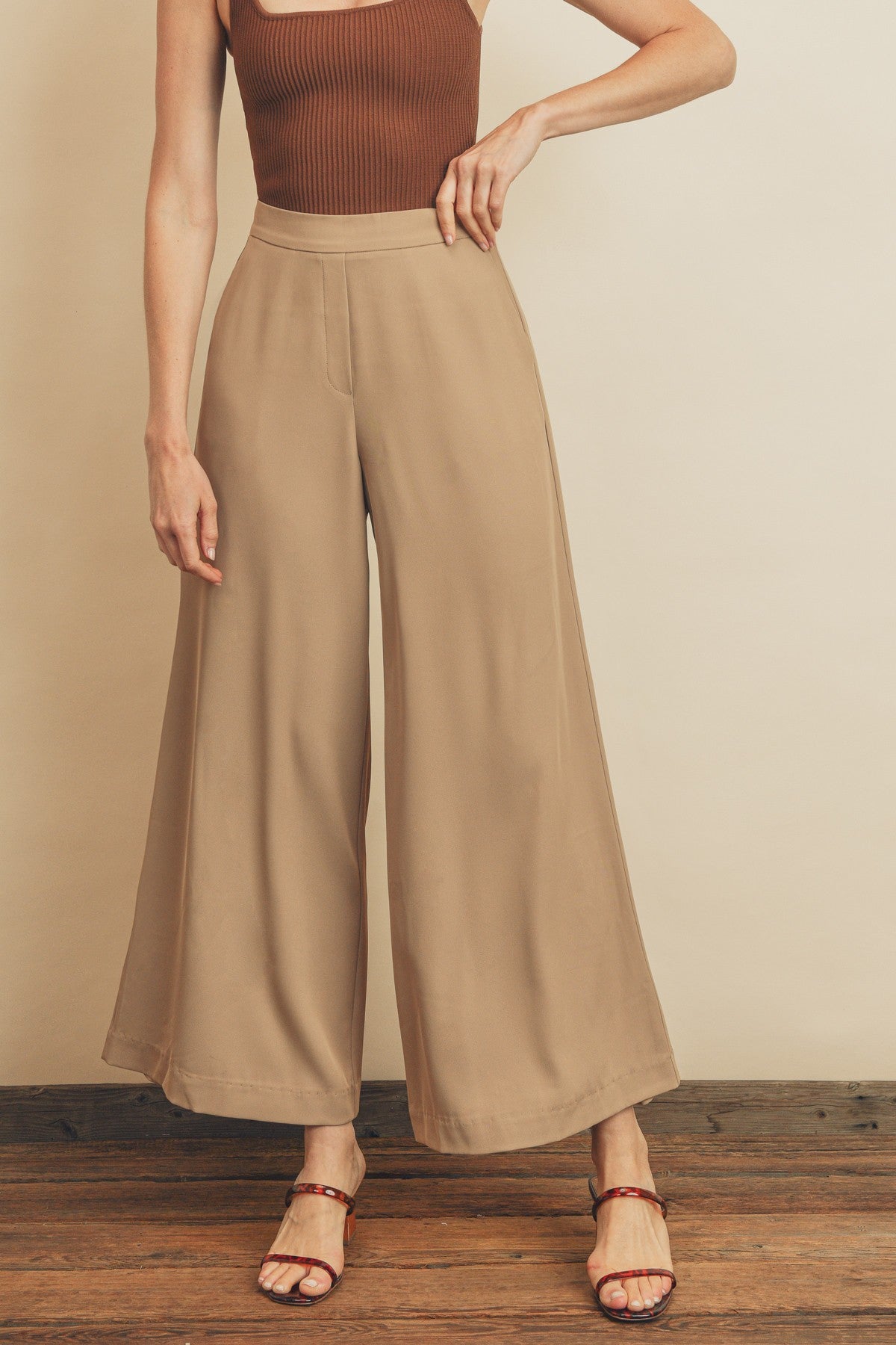 Extra Wide Leg Pull-On Pants