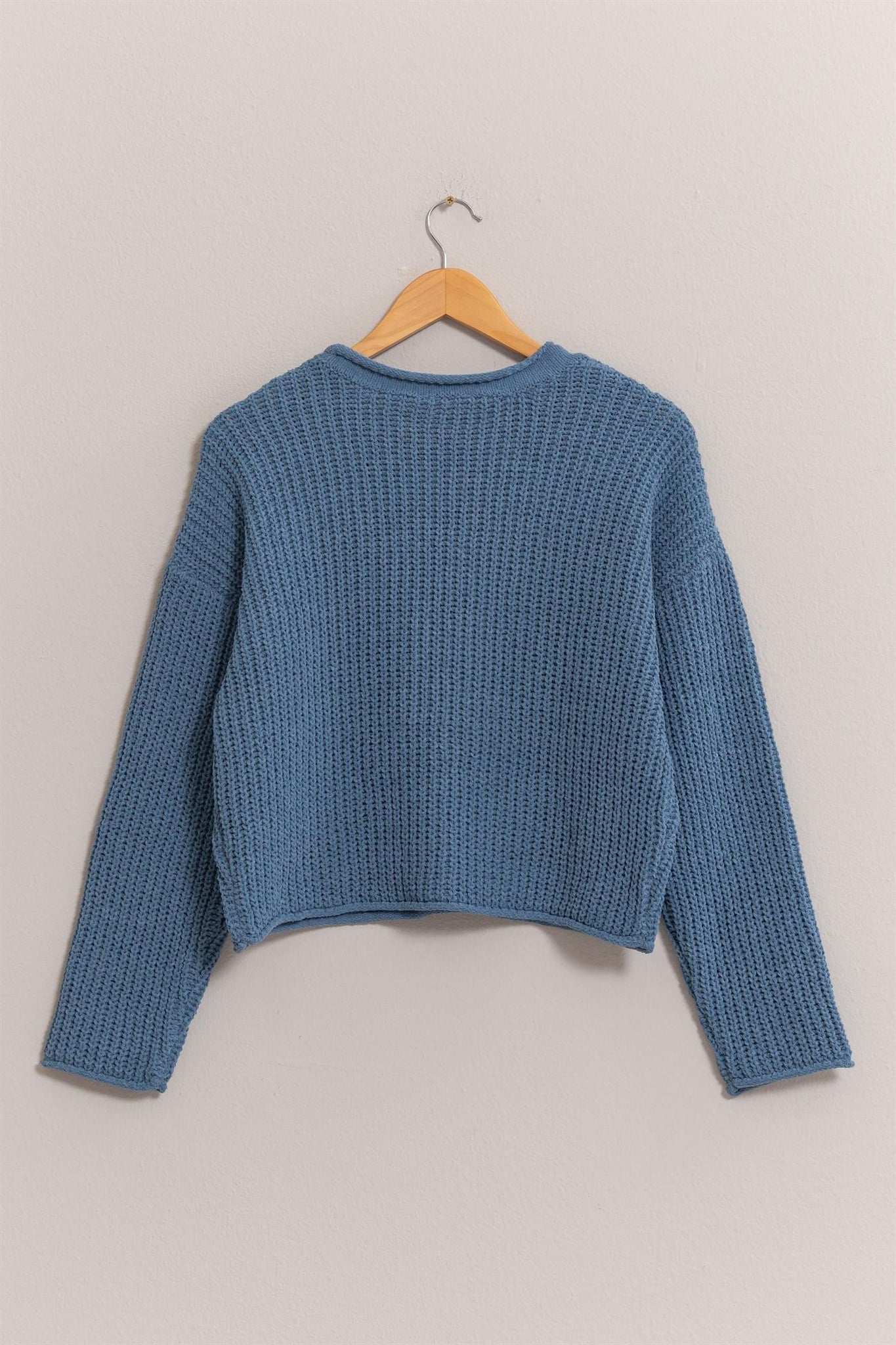 Chunky Knit Crop Sweater