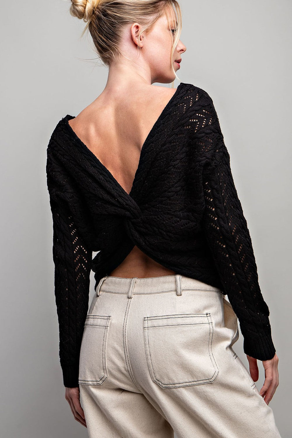 Twist Crochet Sweater