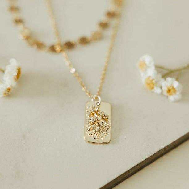 Blossom Necklace: 17.5"