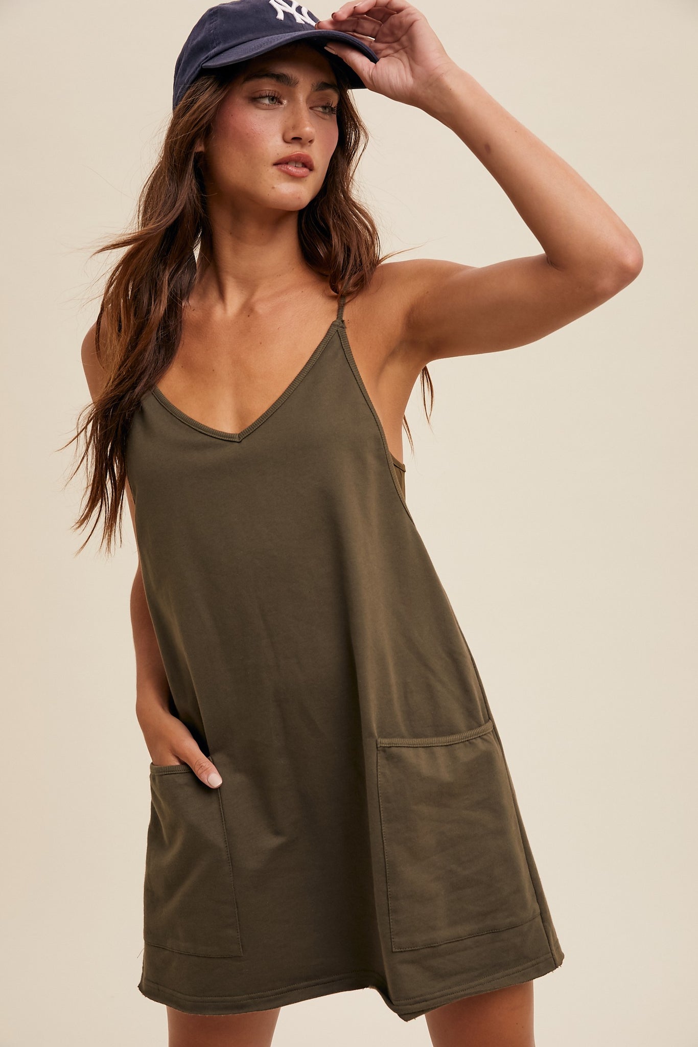 Utility Romper Dress