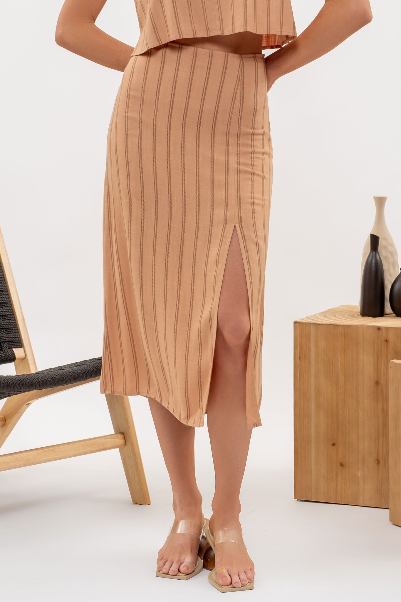 Pin Stripe Sienna- Skirt