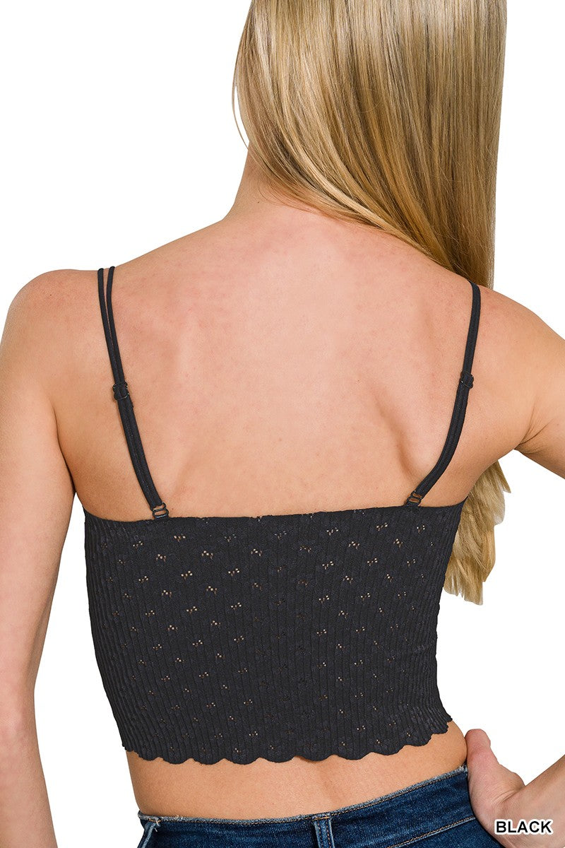 Scalloped Lace Bralette