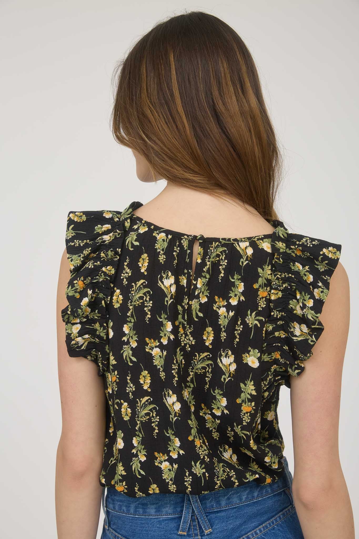 Midnight Floral Top