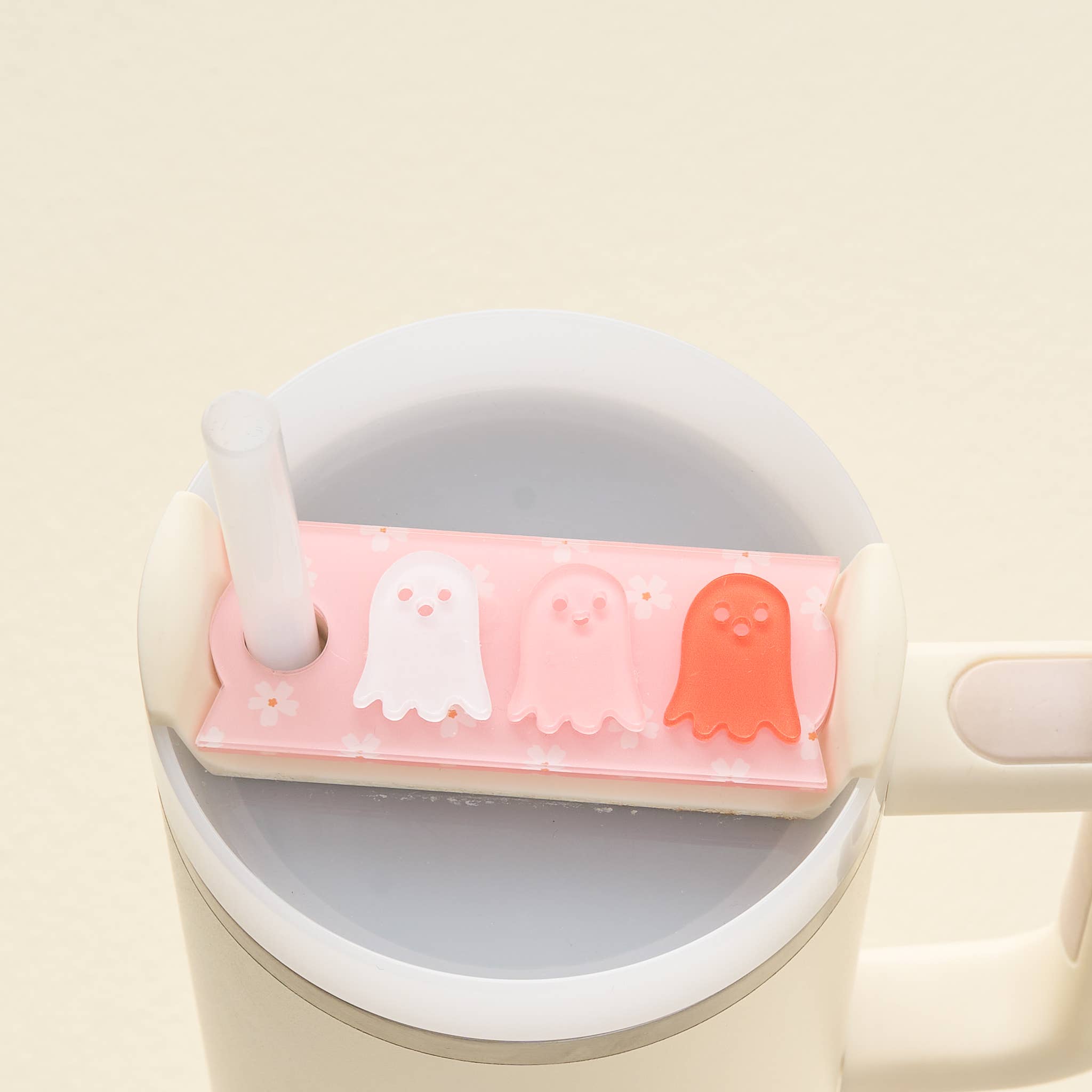 Tumbler Lid Tag-Ghost Party