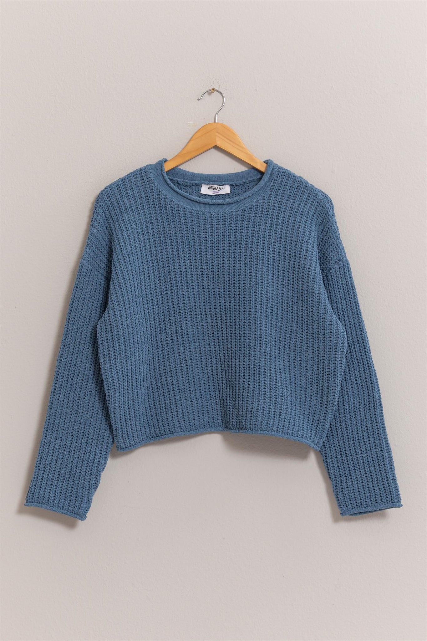 Chunky Knit Crop Sweater