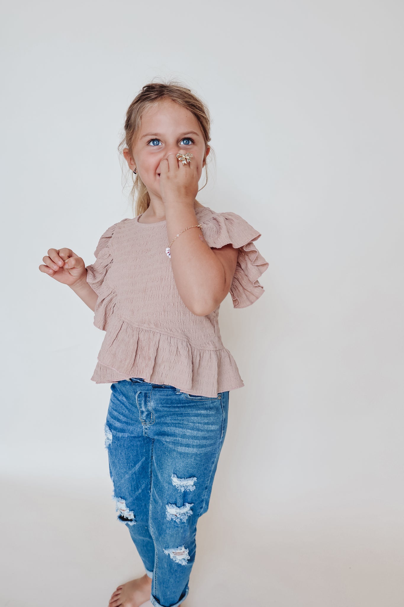 TWEEN KIDS GIRLS ASYMMETRICAL SLEEVELESS TOP