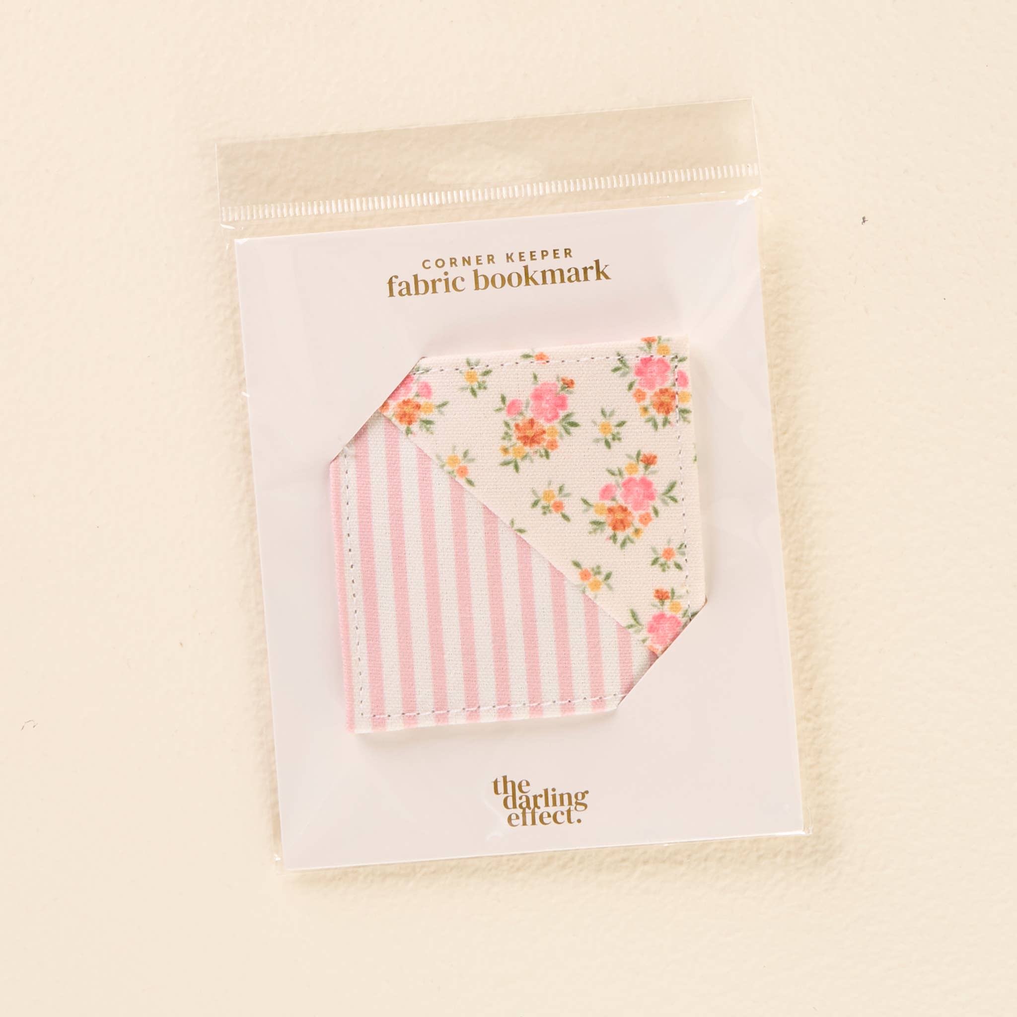 Corner Keeper Fabric Bookmark-Endless Daydream Cream