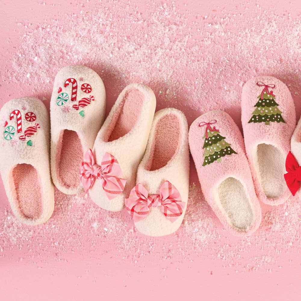 Fuzzy Slippers - Sugar Rush: M/L (Women's 8 - 10)