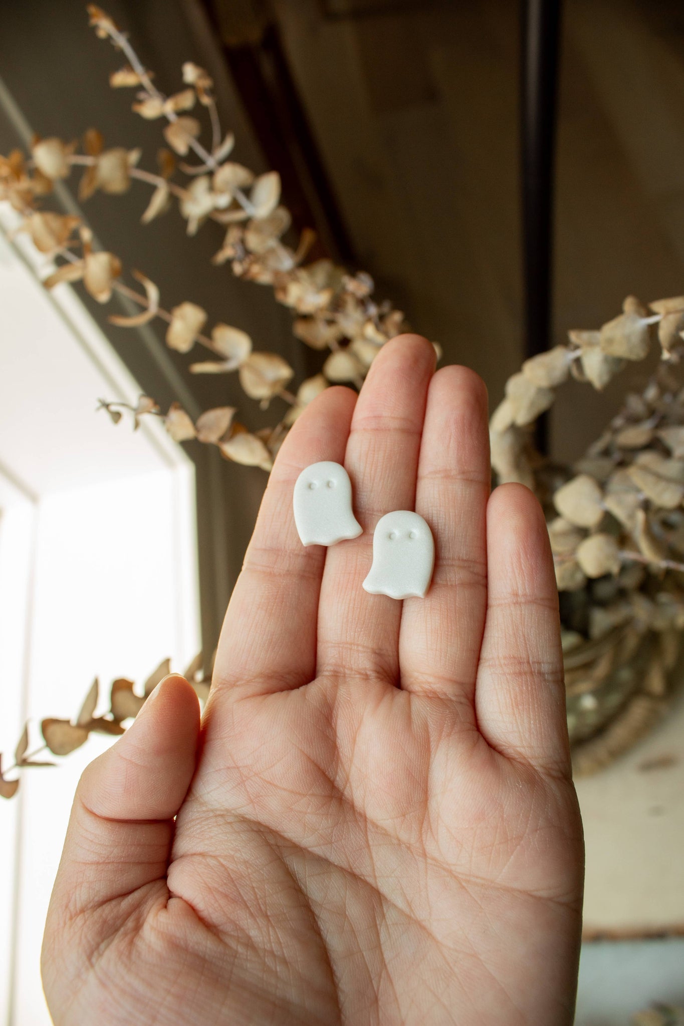 Dancing Ghost Stud Earrings