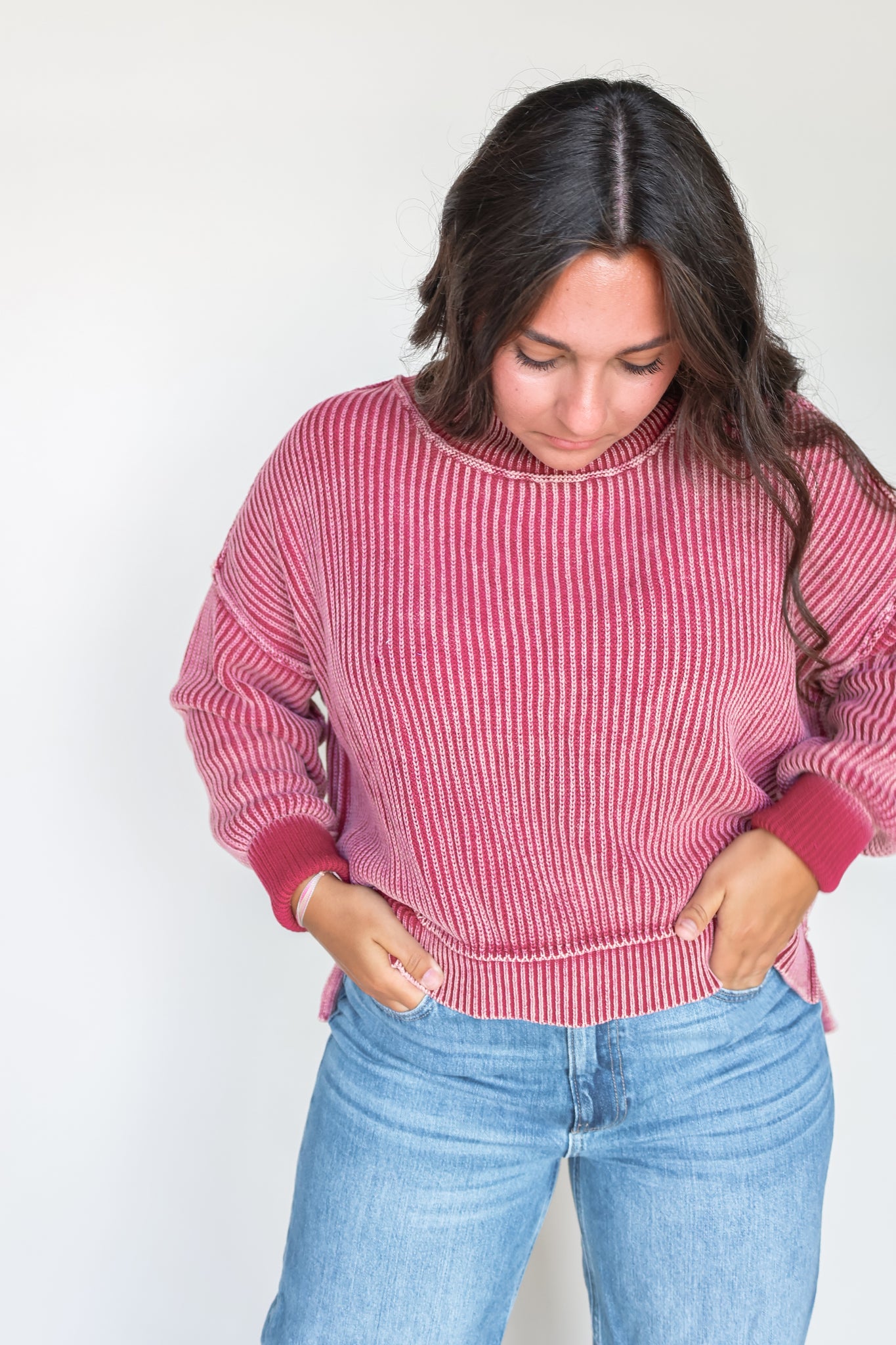 Oversize Washed Pullover