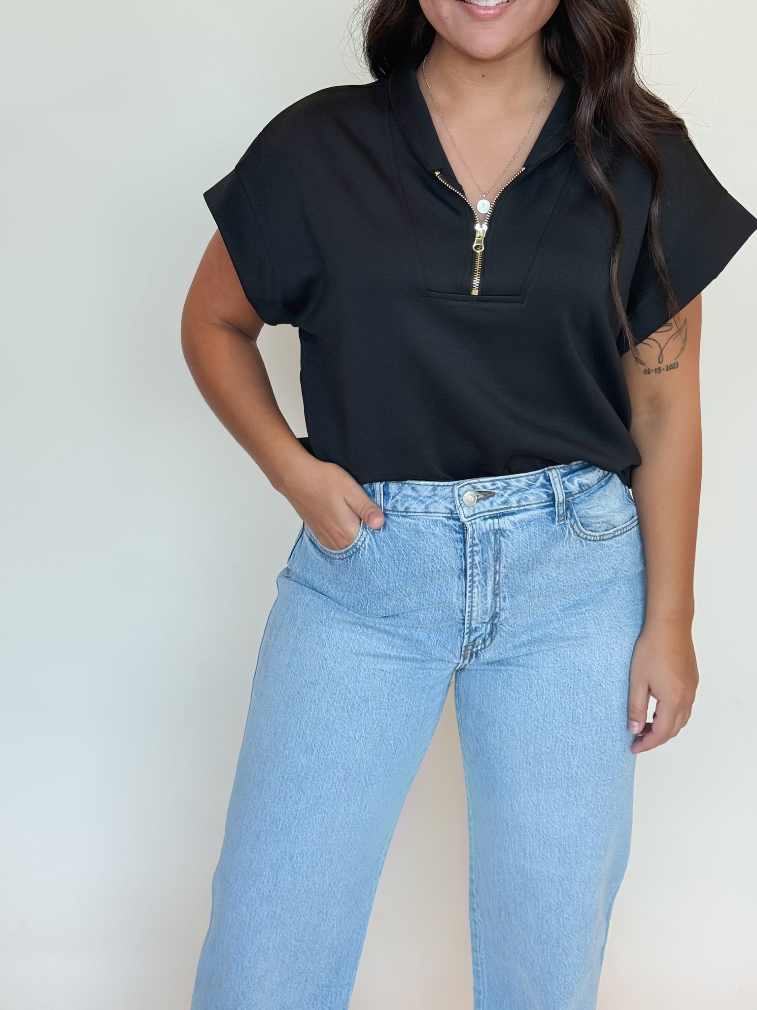 Scuba High Neck Half Zip Pullover