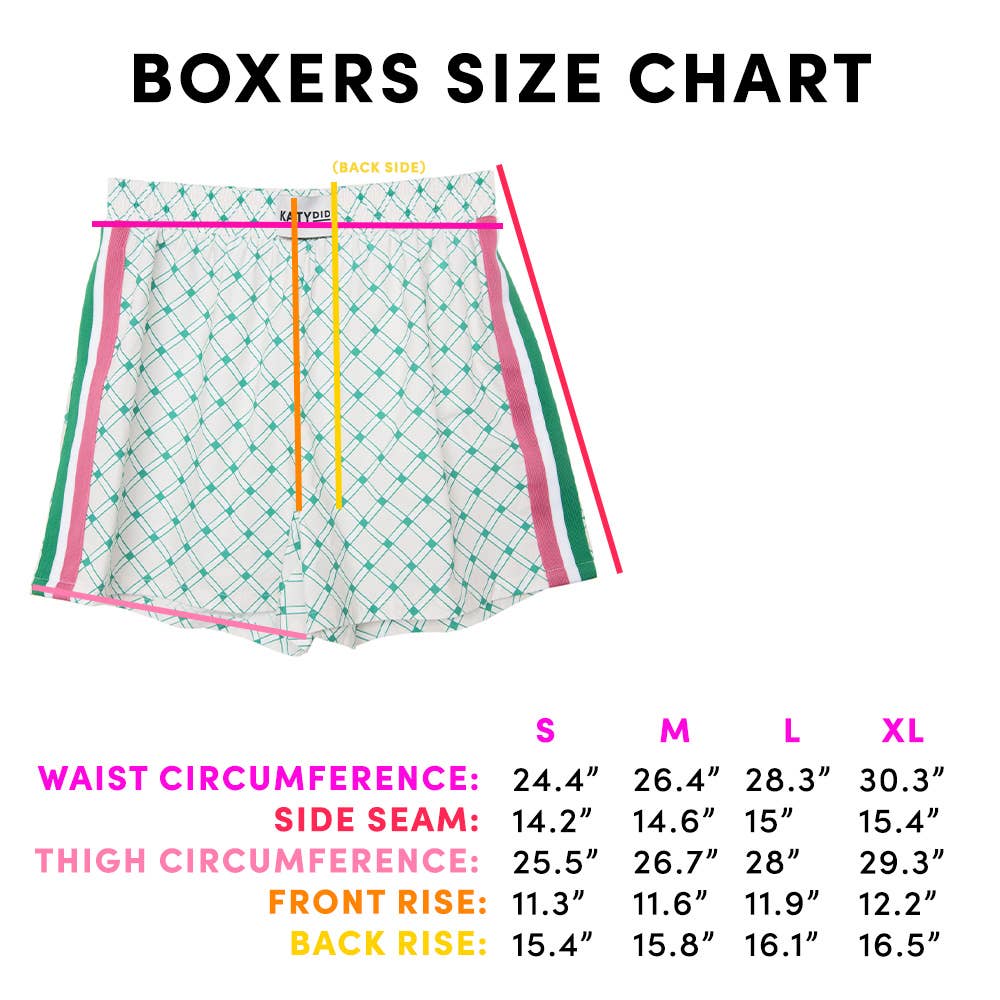 Multicolored Checker Boxers with Patterns: Multicolored Checkers