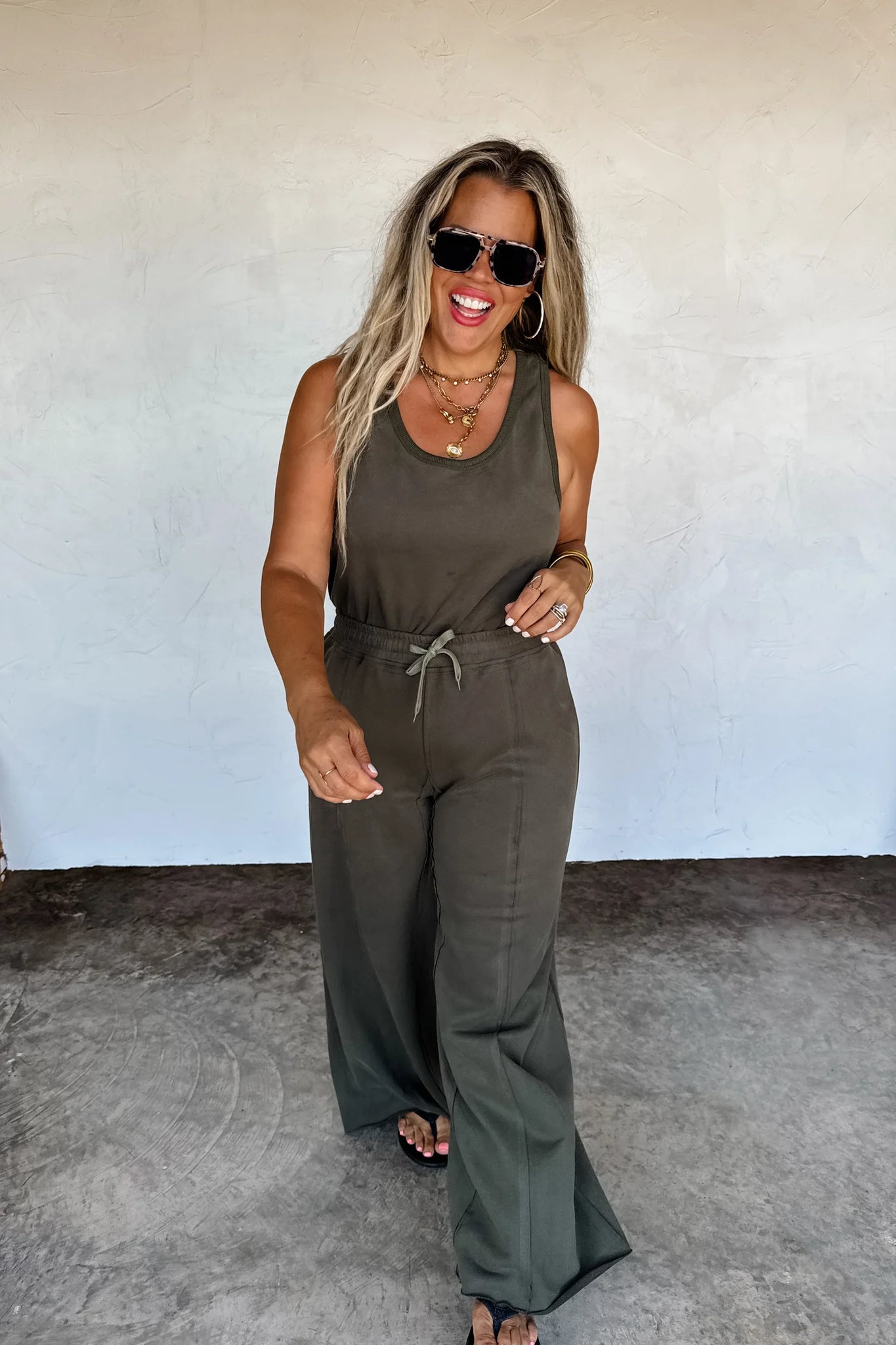 Jet Set Terry Romper