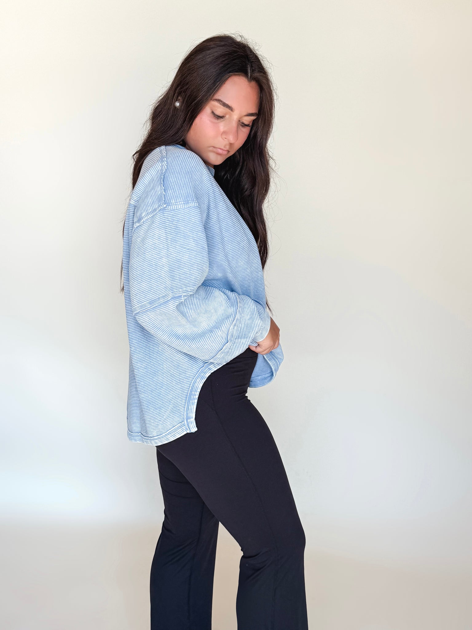 Double Ribbed Acid Pullover