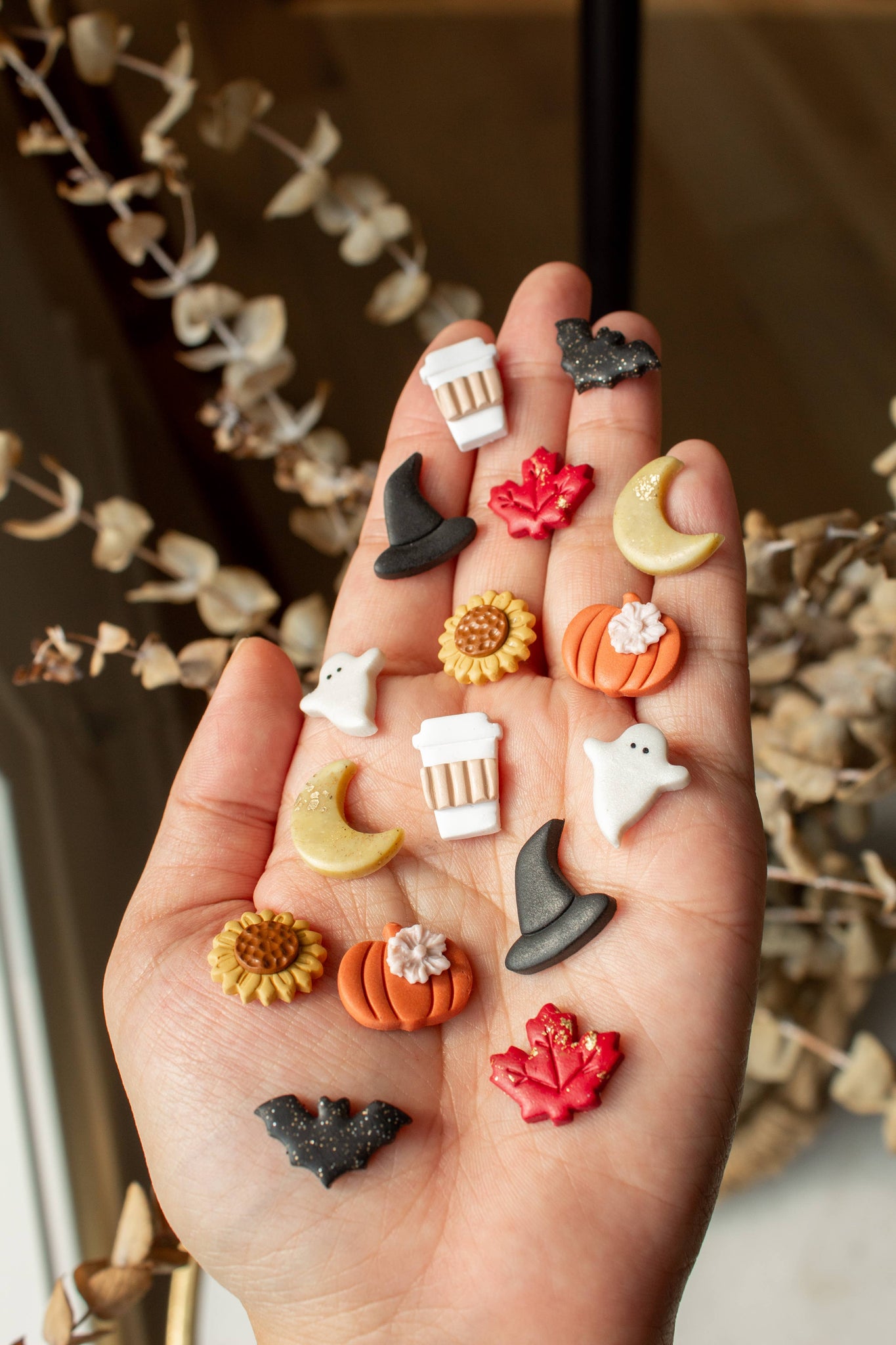 Fall Halloween Themed Stud Earring Collection: Witch Hat