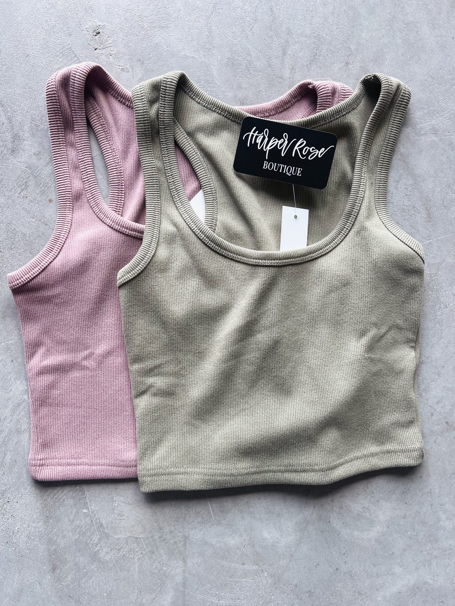 Sleeveless Border Trim Detail Knit Tank