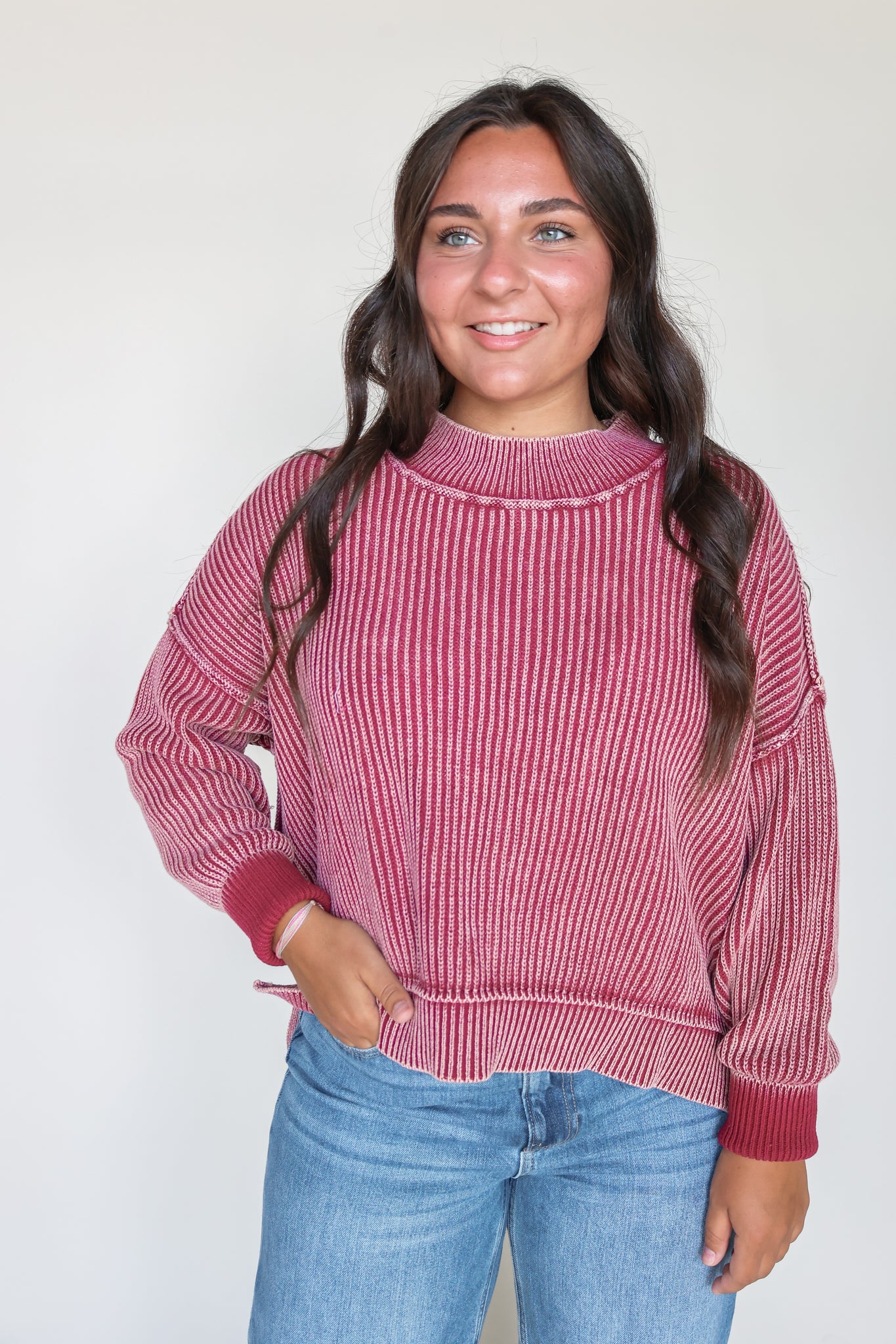 Oversize Washed Pullover