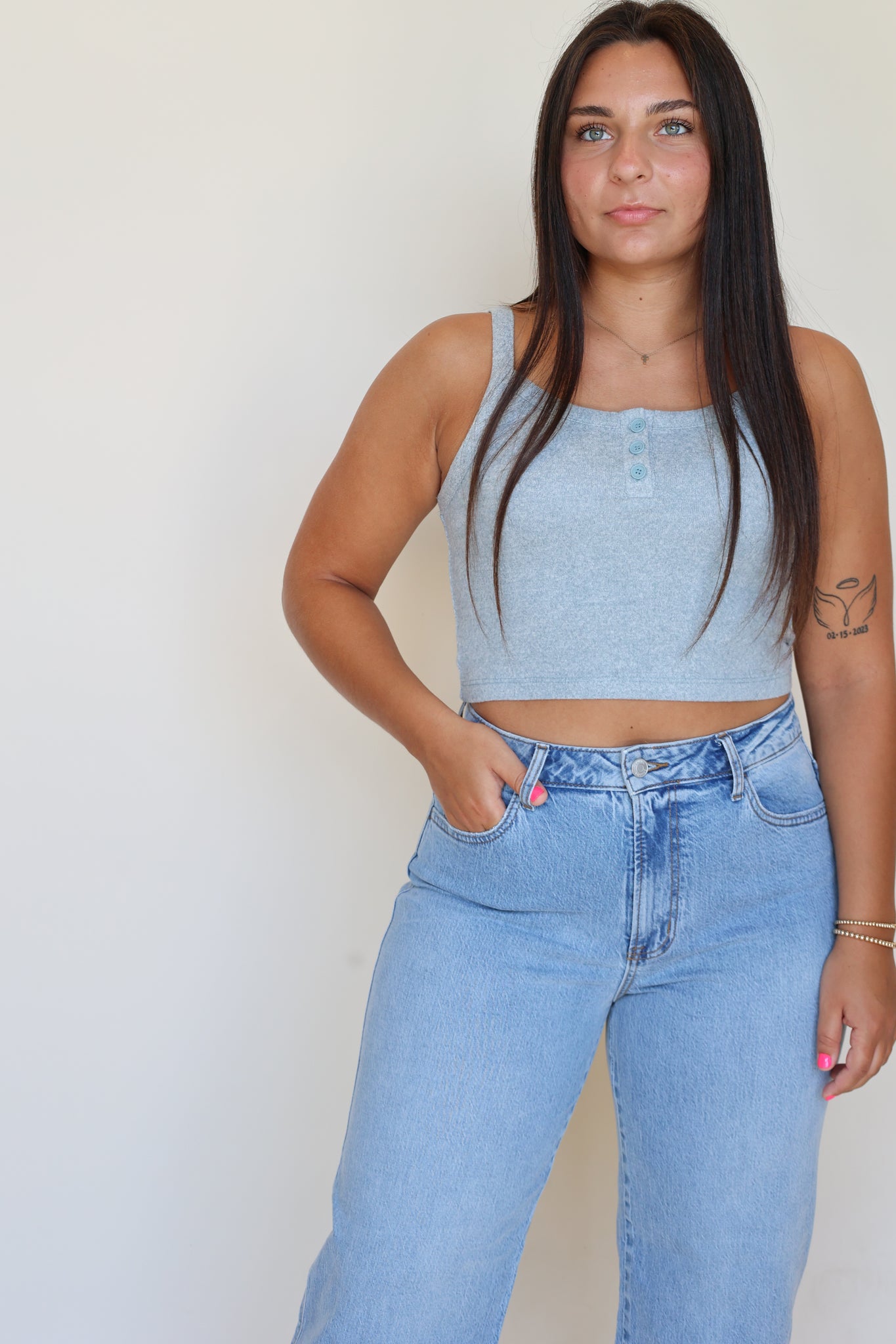 Henley Tank Top