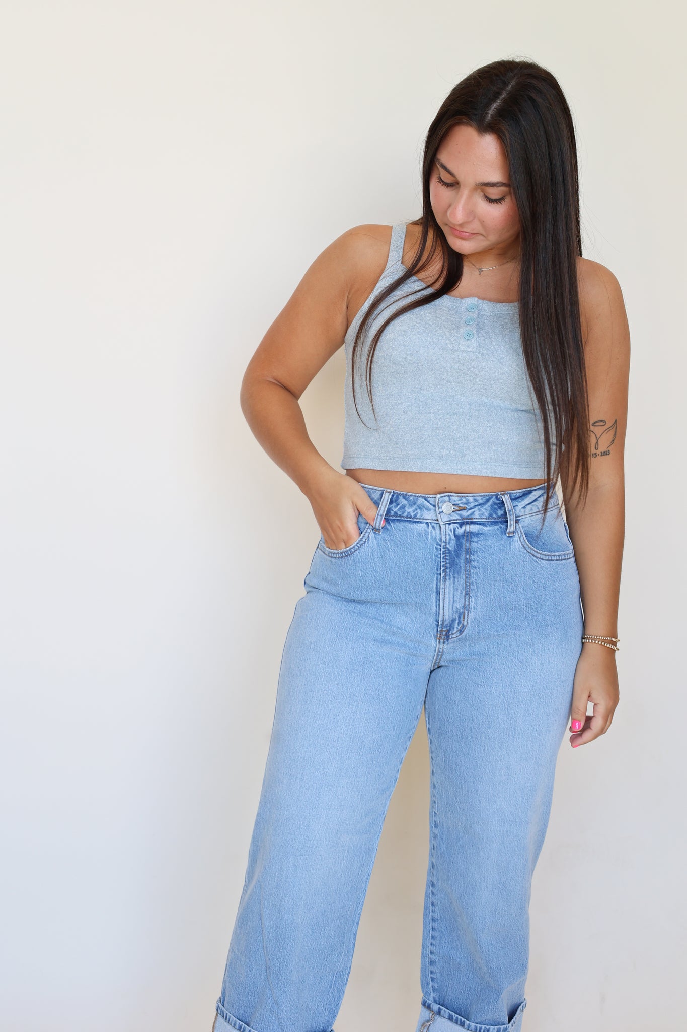 Henley Tank Top