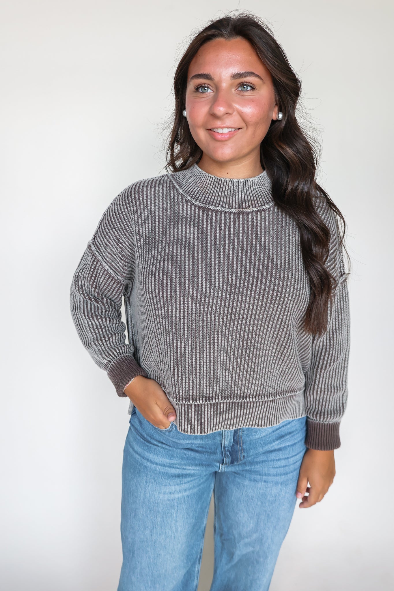 Oversize Washed Pullover
