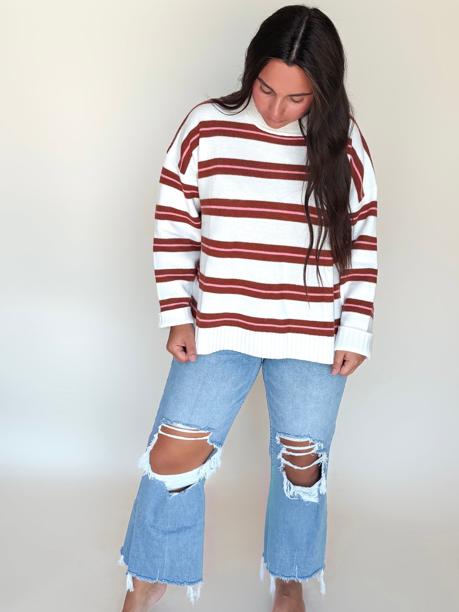Playful Stripe Sweater