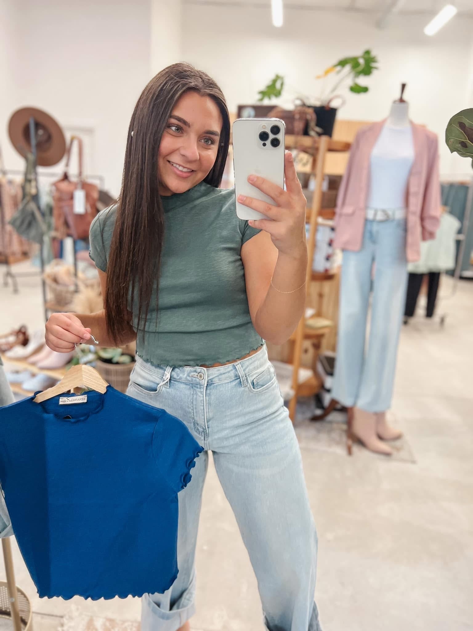 Trimmed Cropped Tee