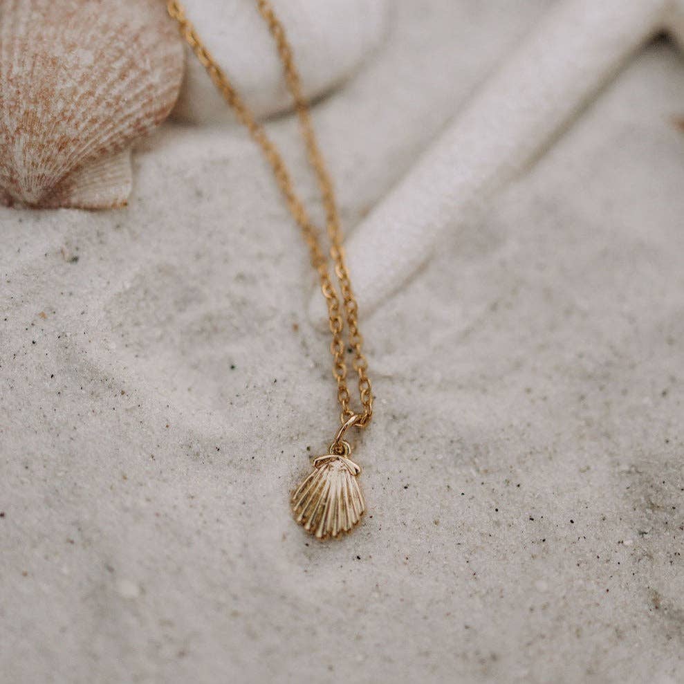 Sea Shell Necklace: 17.5"