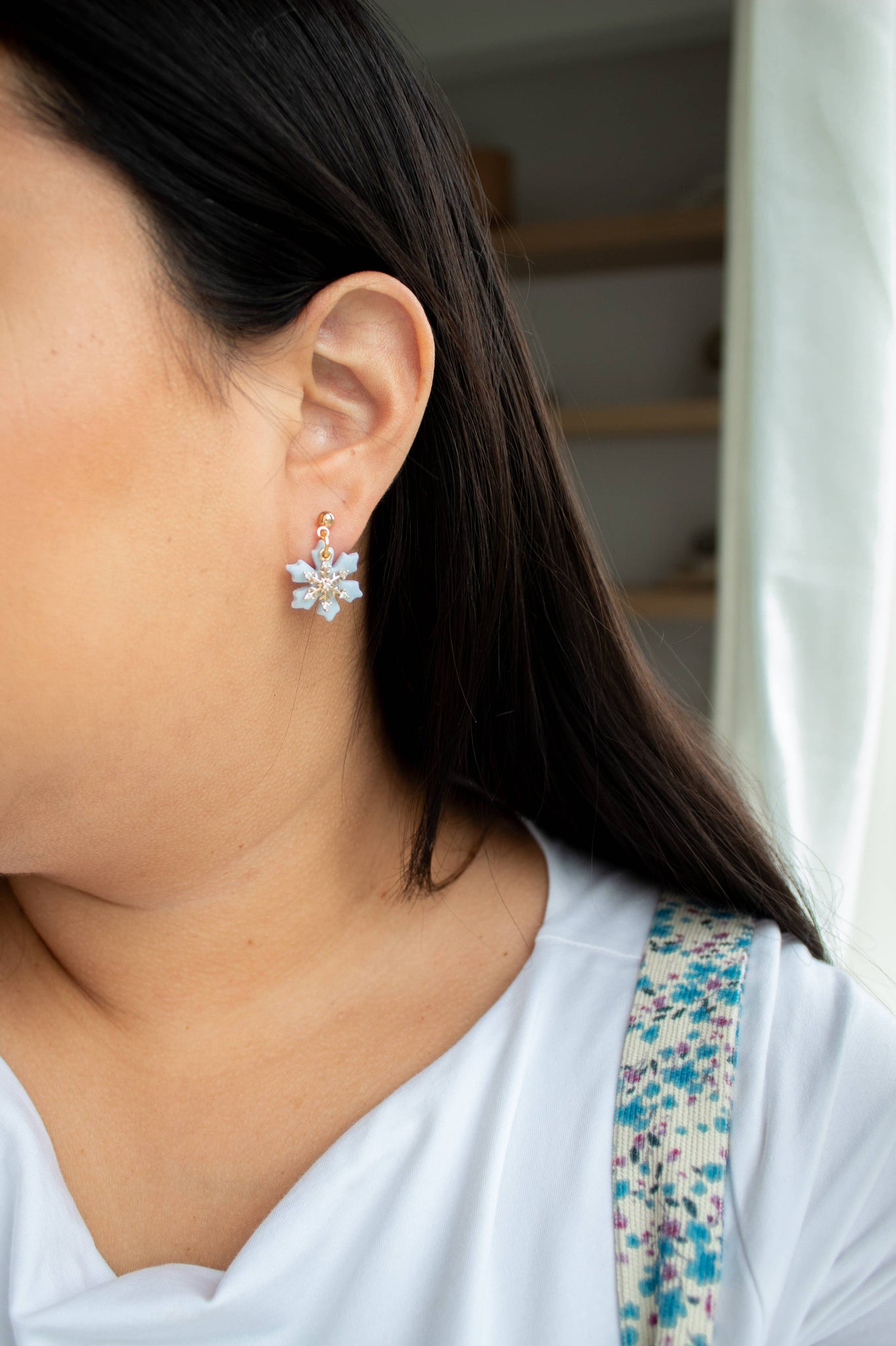 Crystal Snowflake Mini Dangles
