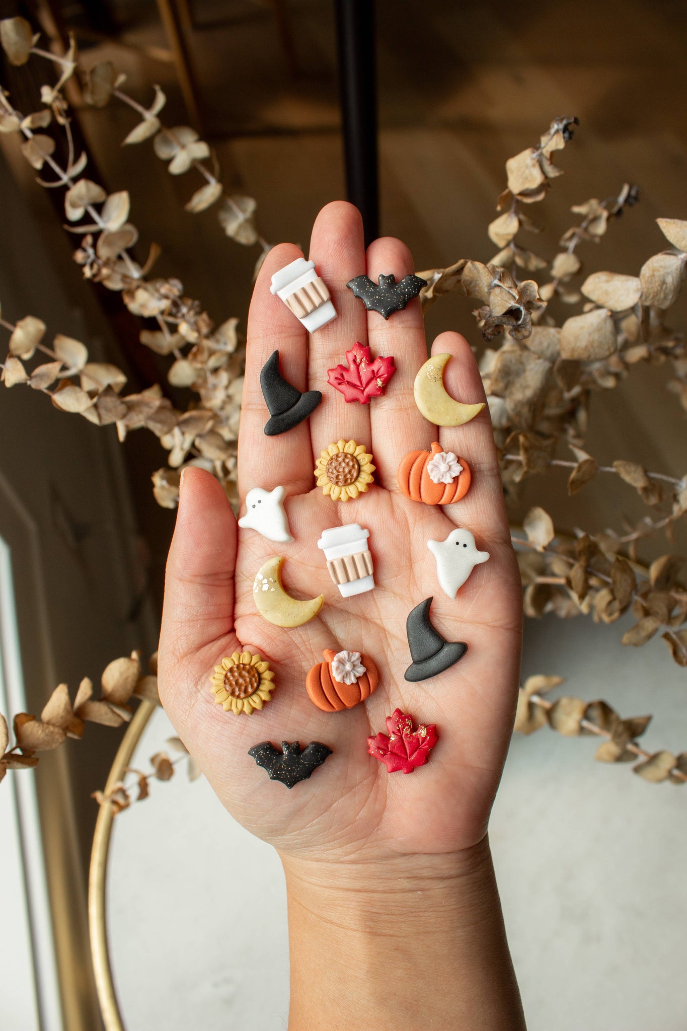 Fall Halloween Themed Stud Earring Collection: Witch Hat