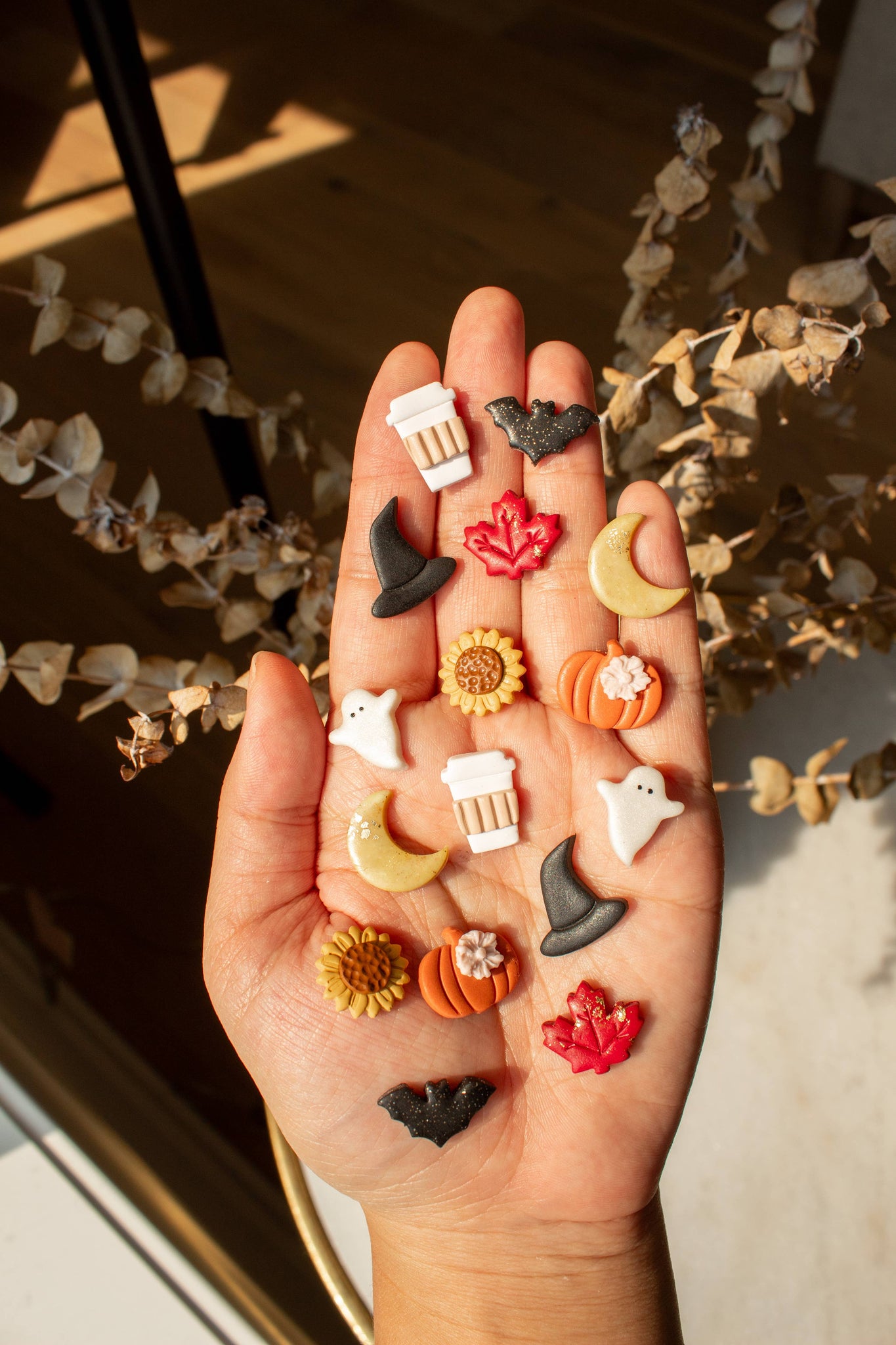 Fall Halloween Themed Stud Earring Collection: Witch Hat