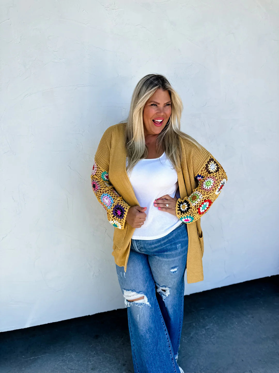 Crochet Sleeve Cardigan- PREORDER 2