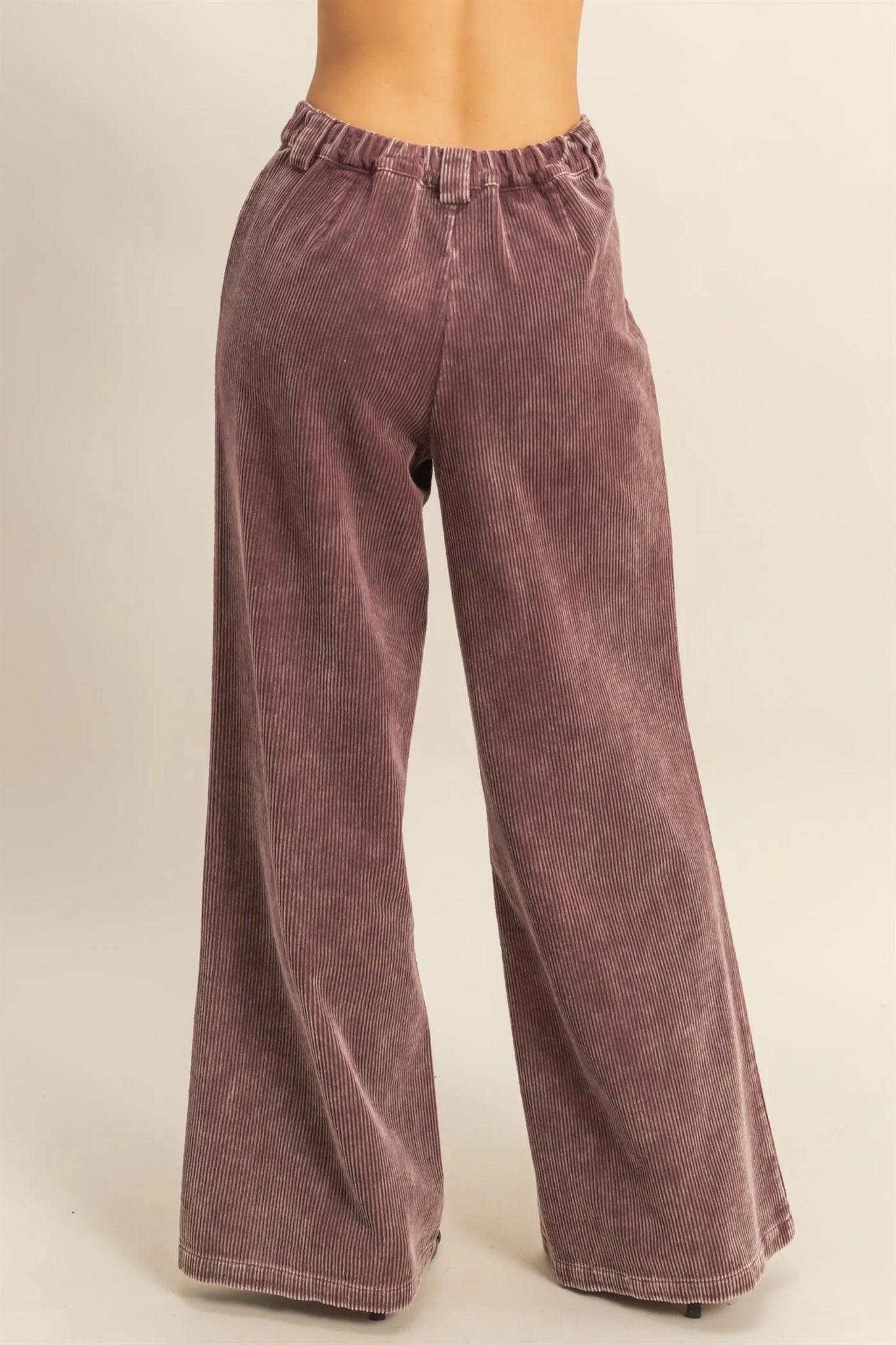 Washed Corduroy Pants