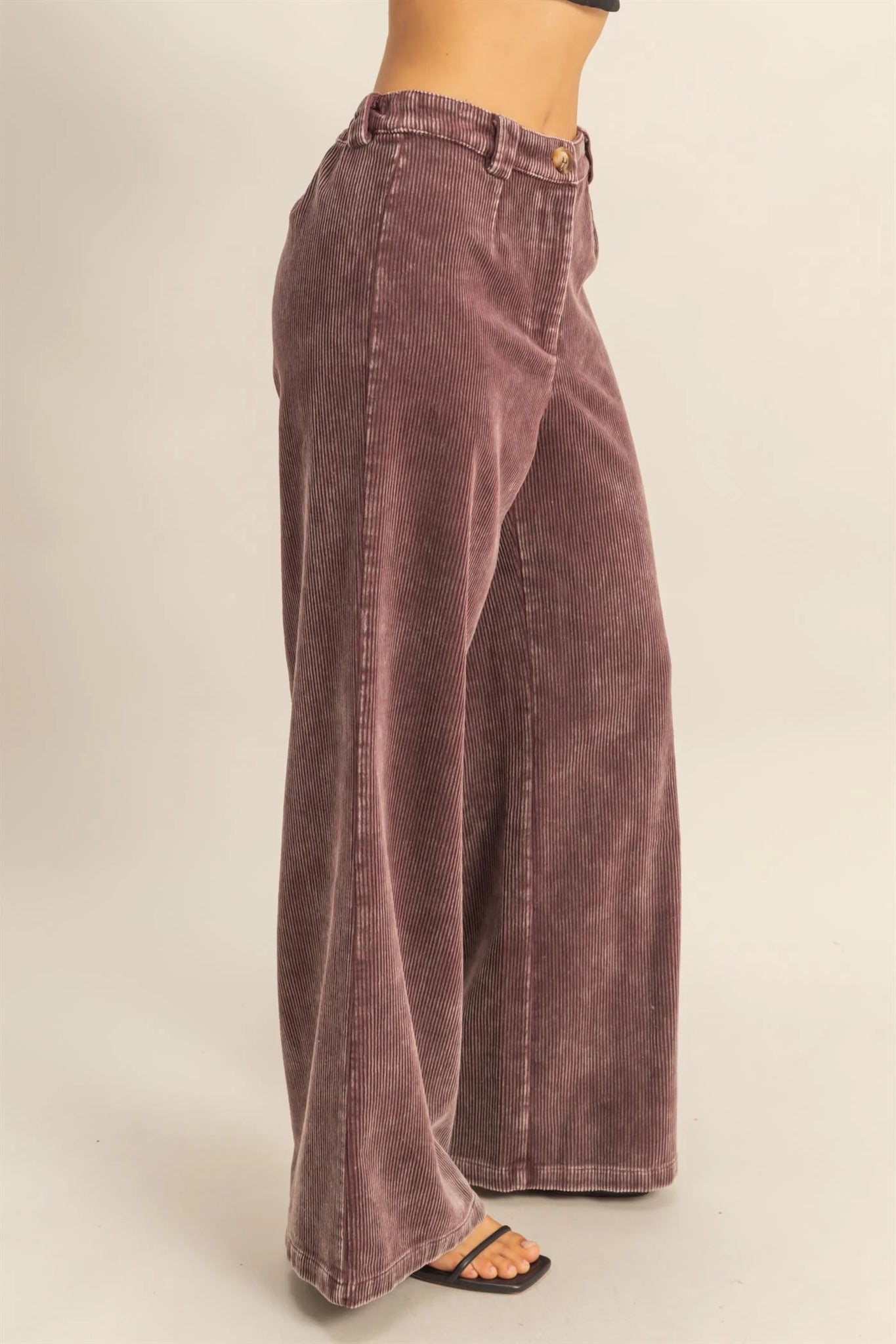 Washed Corduroy Pants