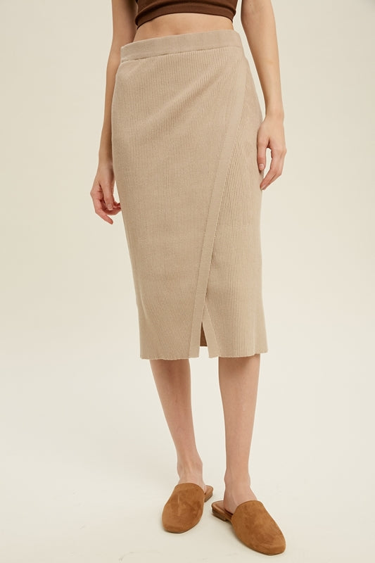 Wrapped Pencil Skirt