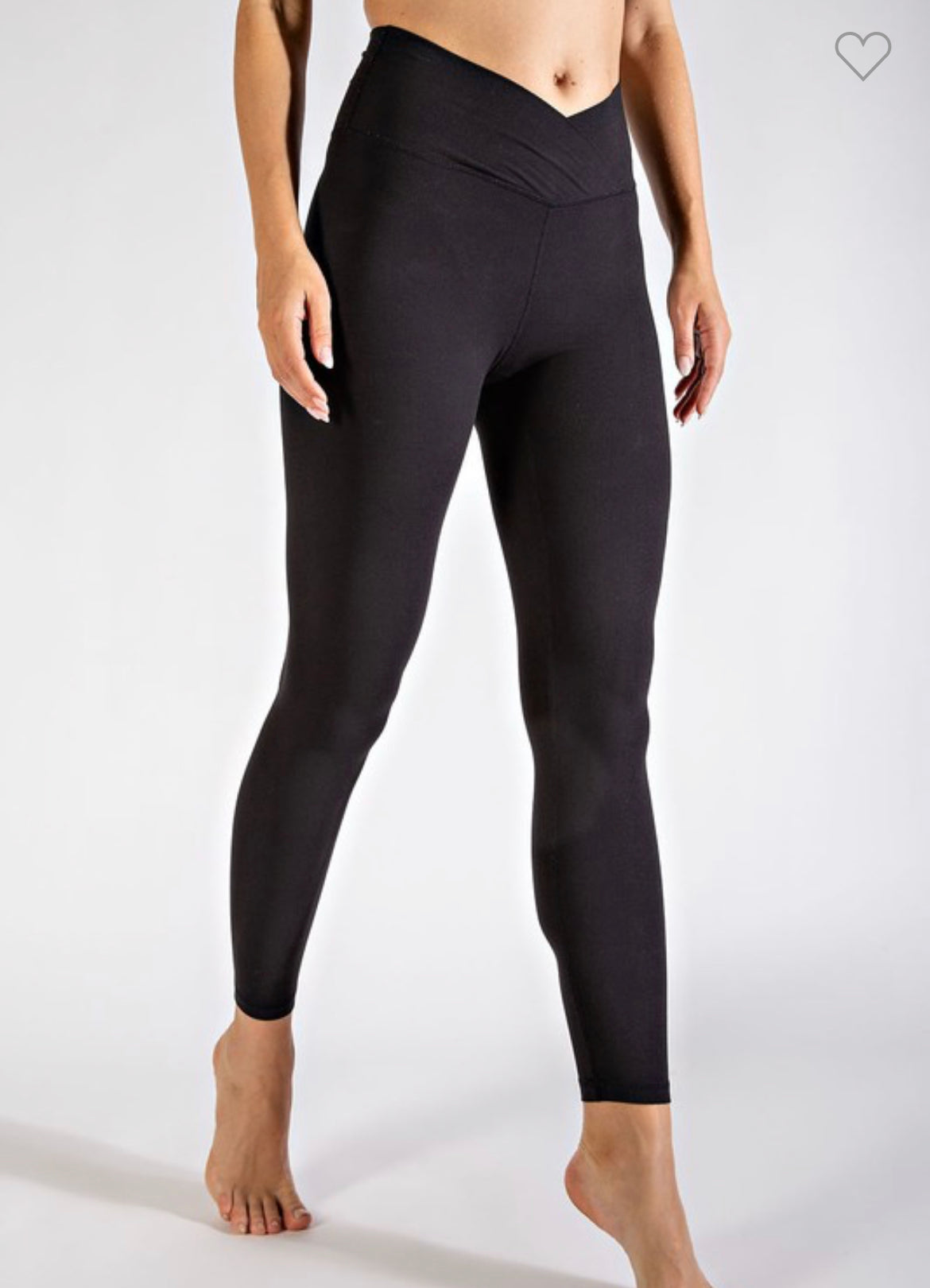 Foldover V Cut Leggings