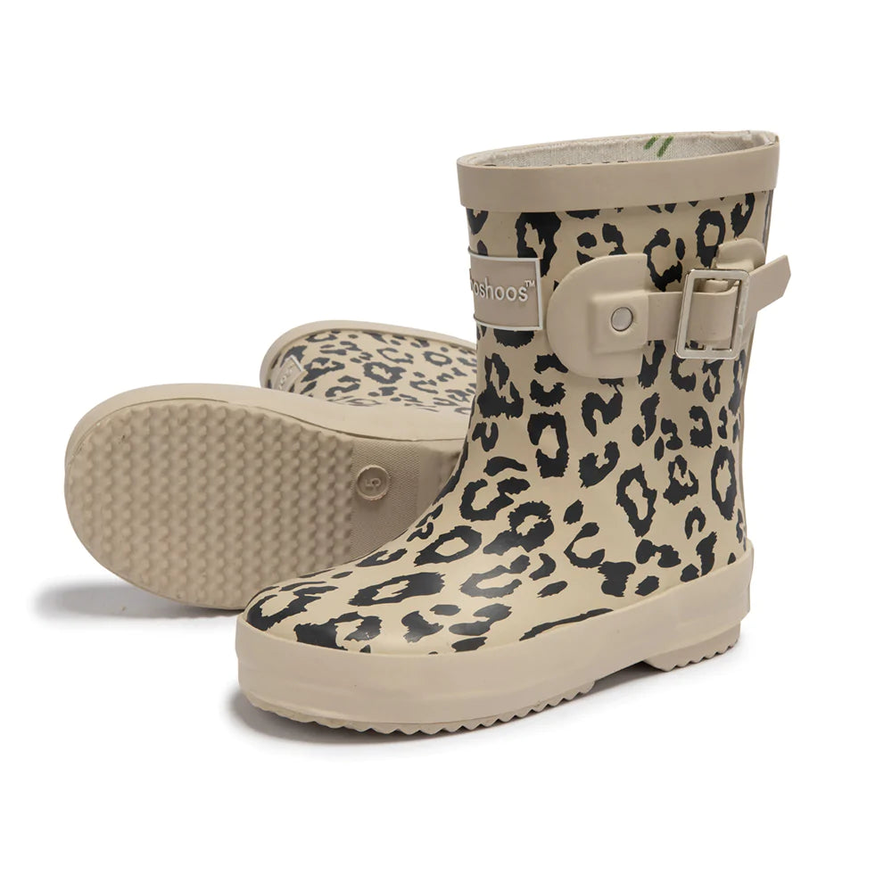 Leopard rain 2025 boots hunter