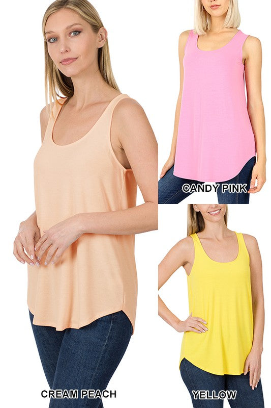 Sleeveless Round Neck Tank