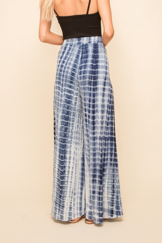 Wide Leg Tie Dye Pants