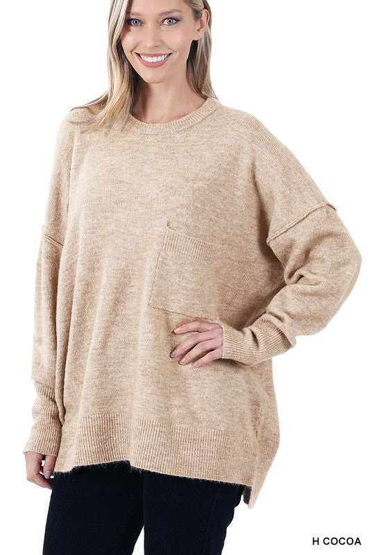 Slouchy Pocket Sweater