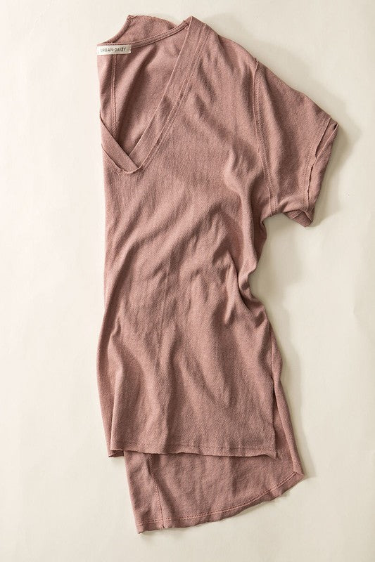 Vintage Oversized V Neck