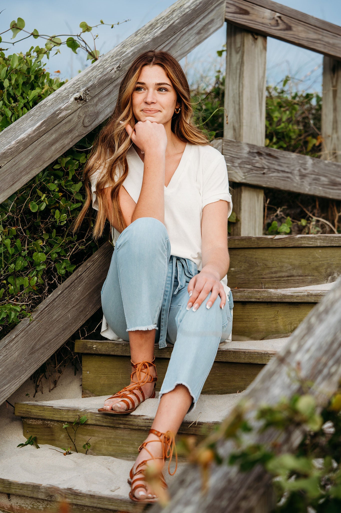 Twill Belted Pants