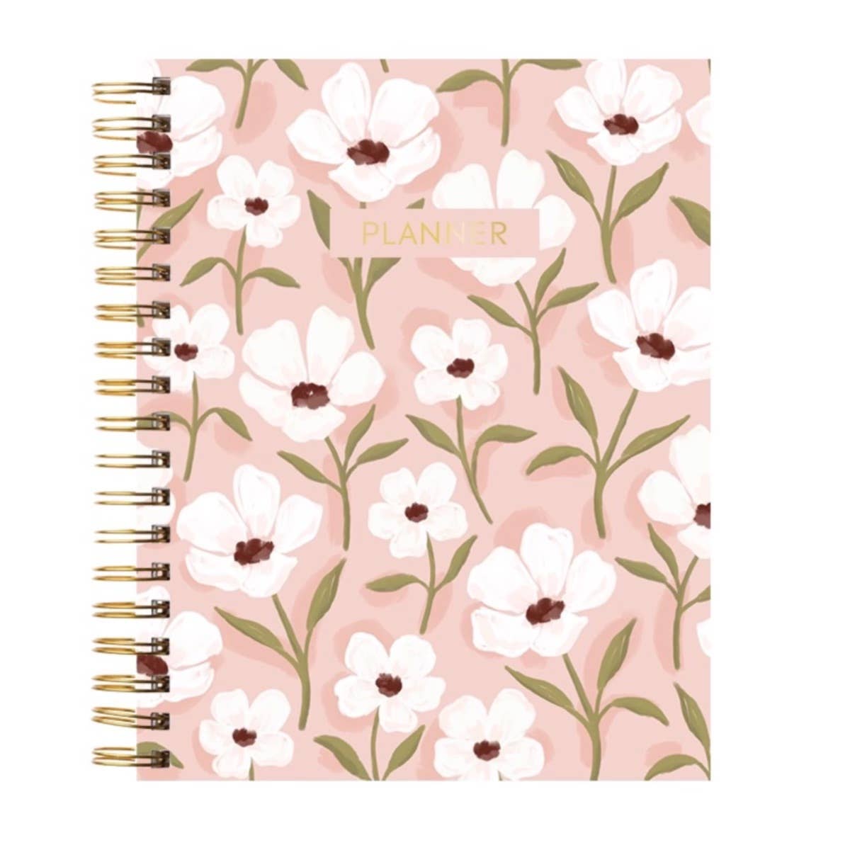 White Anemone Undated Planner