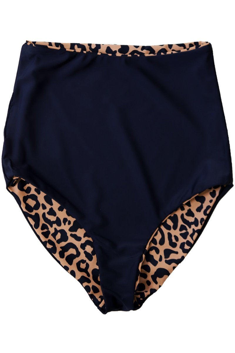 Swim- Reversible Leopard Bottoms