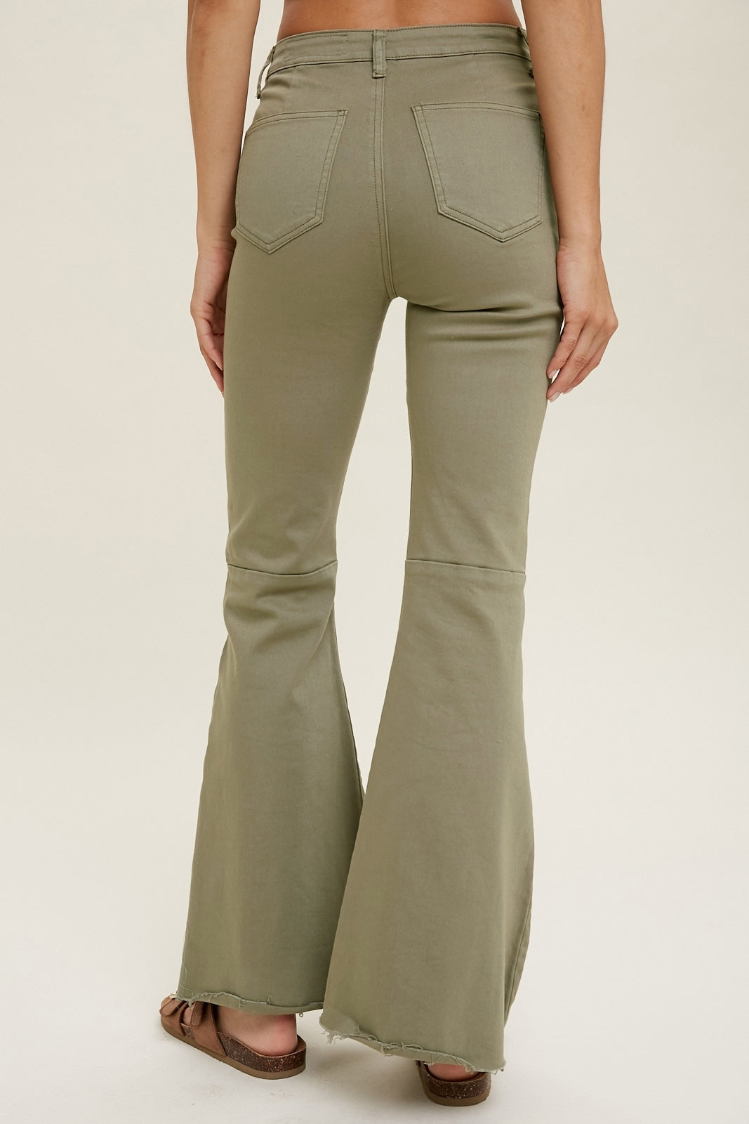 High Rise Flare Denim